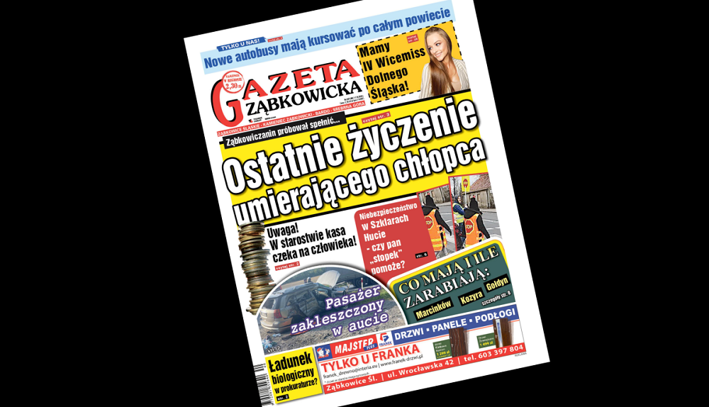 „Gazeta Ząbkowicka” z czwartku, 1 października - Zdjęcie główne