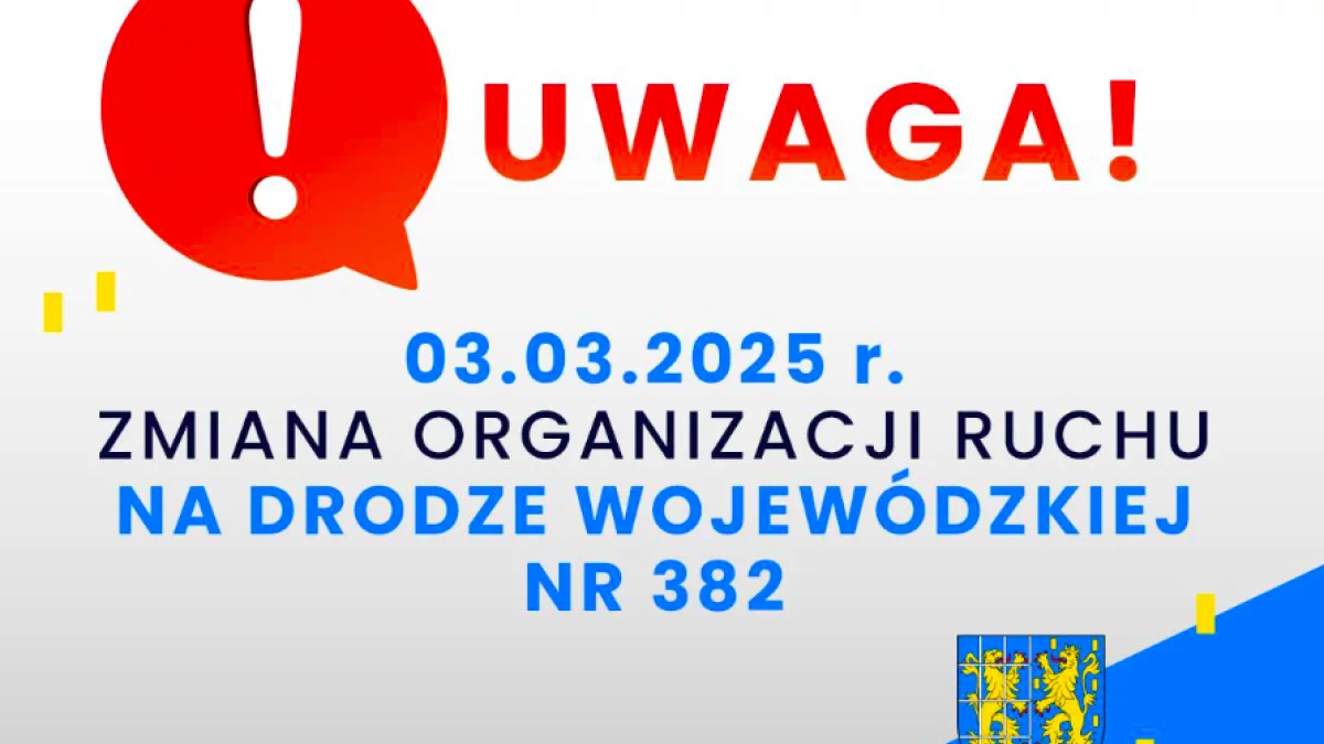 Wprowadzono tymczasową organizację ruchu na odcinku Byczeń – Paczków - Zdjęcie główne