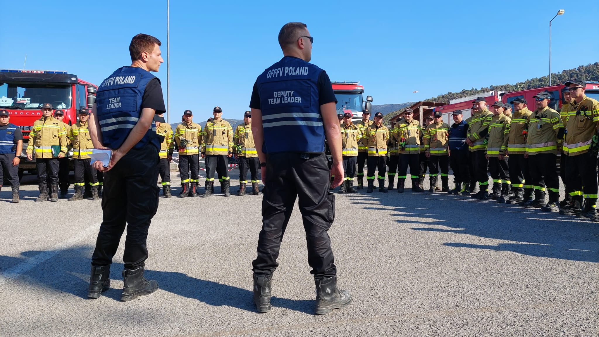 Ząbkowice Śląskie: Polscy strażacy pojechali pomagać greckim kolegom.