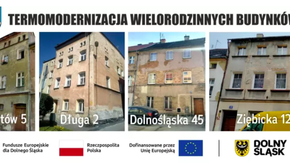 Ząbkowice Śląskie. 4 budynki przejdą termomodernizację - Zdjęcie główne