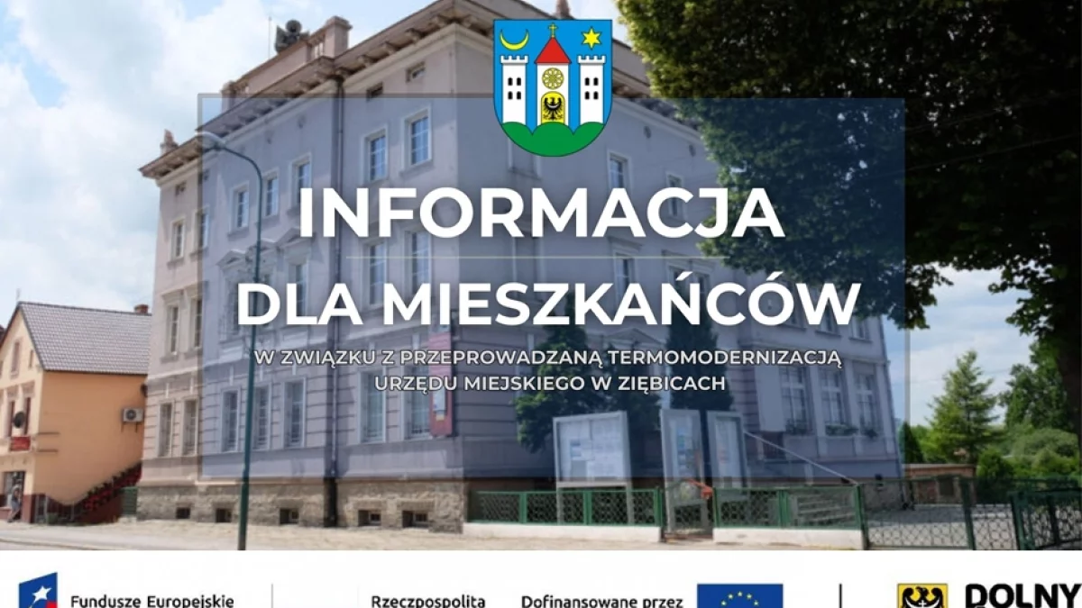 Zmiany w funkcjonowaniu UM w Ziębicach. Ważna informacja dla mieszkańców