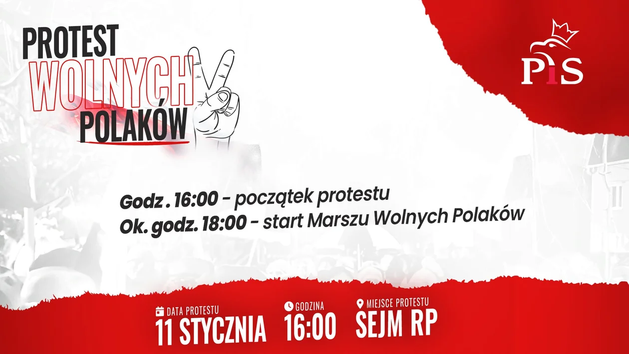 Ząbkowice Śl./Warszawa. Nasi na proteście w obronie TVP - Zdjęcie główne