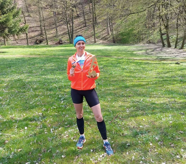 Policjantka Katarzyna Iwańciów zajęła 2 miejsce w zawodach biegowych Silver Run - Zdjęcie główne