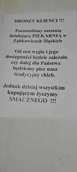 Ostatnia ząbkowicka piekarnia walczy o byt - Zdjęcie główne