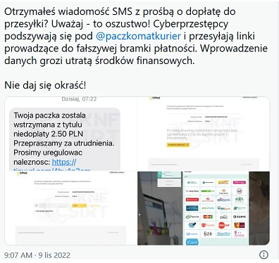 Ząbkowice Śląskie. Oszuści wysyłają fałszywe sms-y z dopłatą do przesyłki - Zdjęcie główne