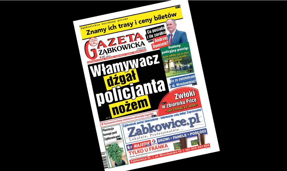 „Gazeta Ząbkowicka” z czwartku, 23 lipca  - Zdjęcie główne