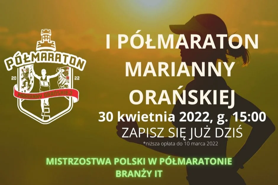 Ruszyły zapisy na Półmaraton Marianny Orańskiej - Zdjęcie główne