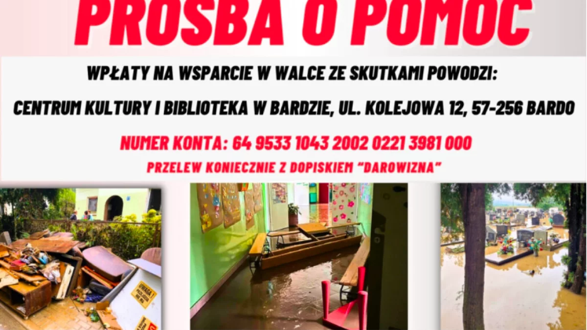 Gmina Bardo potrzebuje pilnej pomocy - Zdjęcie główne