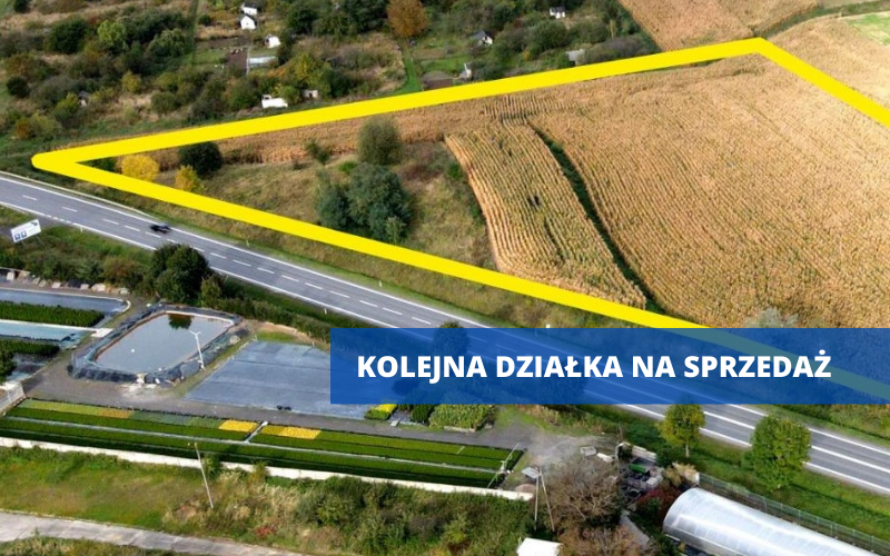 Ząbkowice Śląskie: Działka przy “ósemce” na sprzedaż - Zdjęcie główne