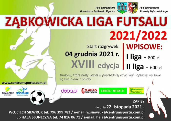 Wystartuje Ząbkowicka Liga Futsalu - Zdjęcie główne