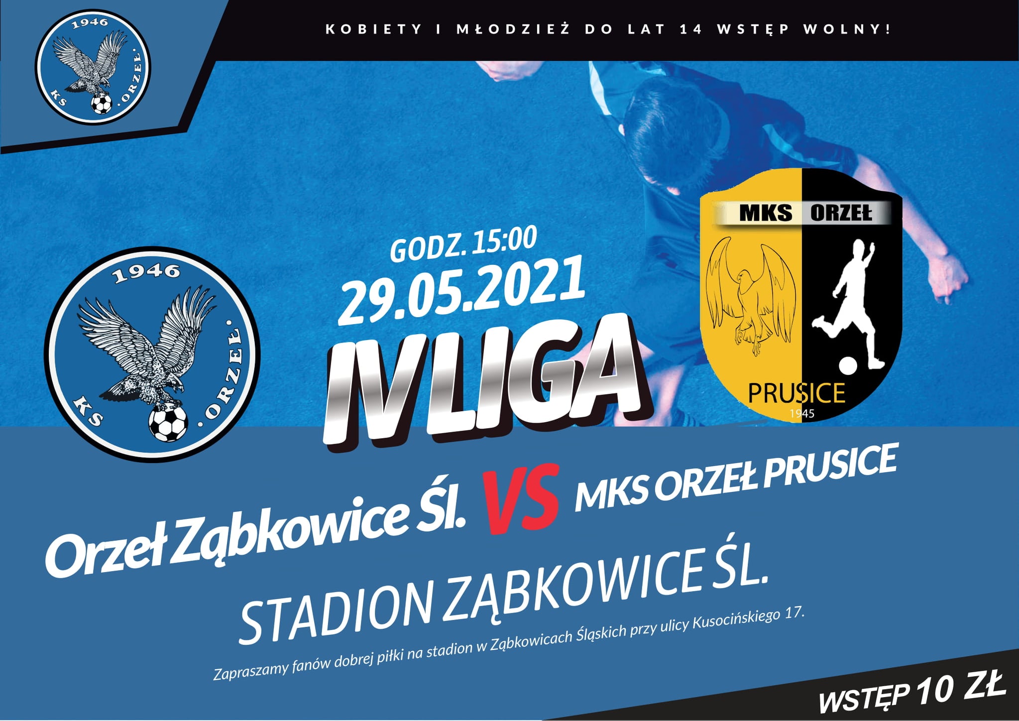 KS Orzeł Ząbkowice Śląskie zagra z Orłem Prusice. Mecz już w sobotę - Zdjęcie główne