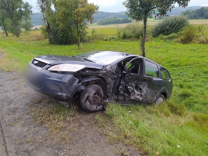 Przyłęk. Wypadek na krajowej ósemce. Sprawca nie miał prawa jazdy [aktualizacja] - Zdjęcie główne